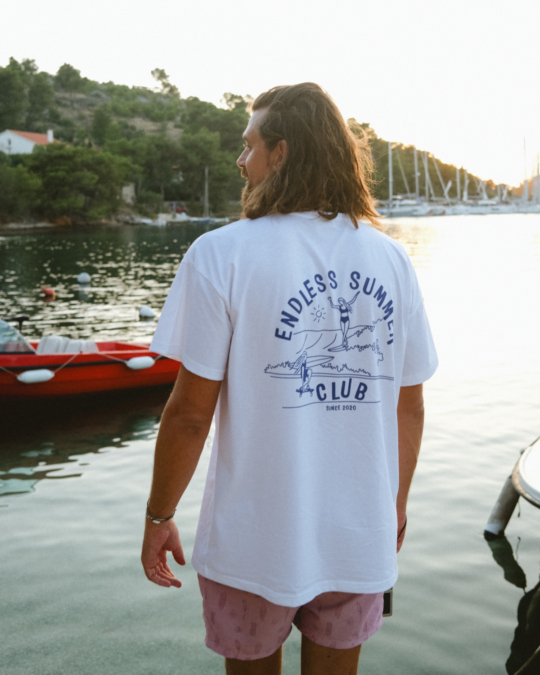 Endless Summer Club T-Shirt Ocean Blue_abbildung_model_bildnr5