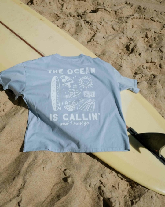 Ocean is Calling T-Shirt Hellblau_abbildung_model_bildnr5