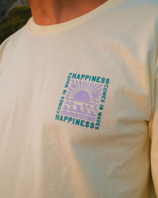 Happiness Longsleeve Unisex Gelb_abbildung_model_bildnr5