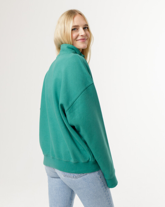 Porto Timoni Half-Zip Sweater Vintage Green_abbildung_model_bildnr4