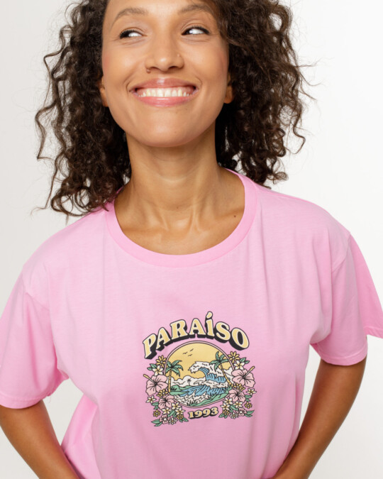 Cropped T-Shirt Paraíso Pink_abbildung_model_bildnr1