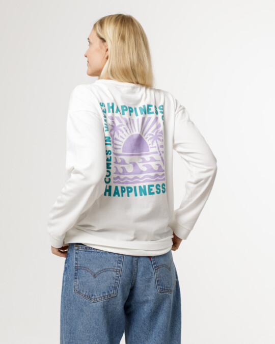 Happiness Longsleeve Unisex Off-White_abbildung_model_bildnr0