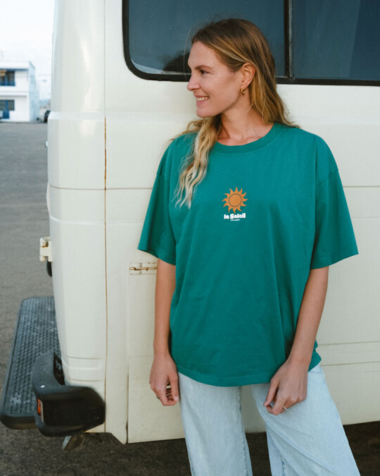 Le Soleil T-Shirt Vintage Green_abbildung_model_bildnr1